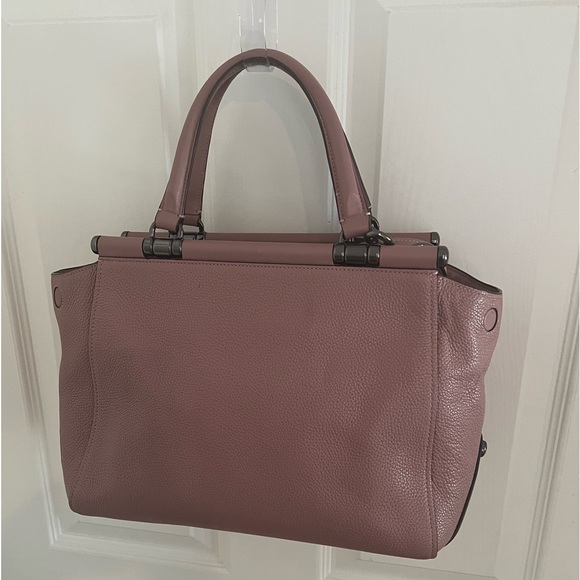 Coach Purse, pebble leather , dusty rose colored - Picture 2 of 4